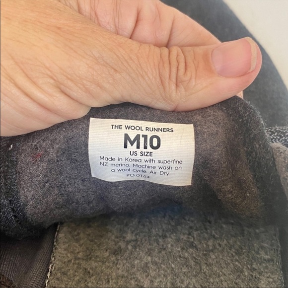 Allbirds Men's grey Wool Runners sneakers Size 10 - Picture 6 of 6